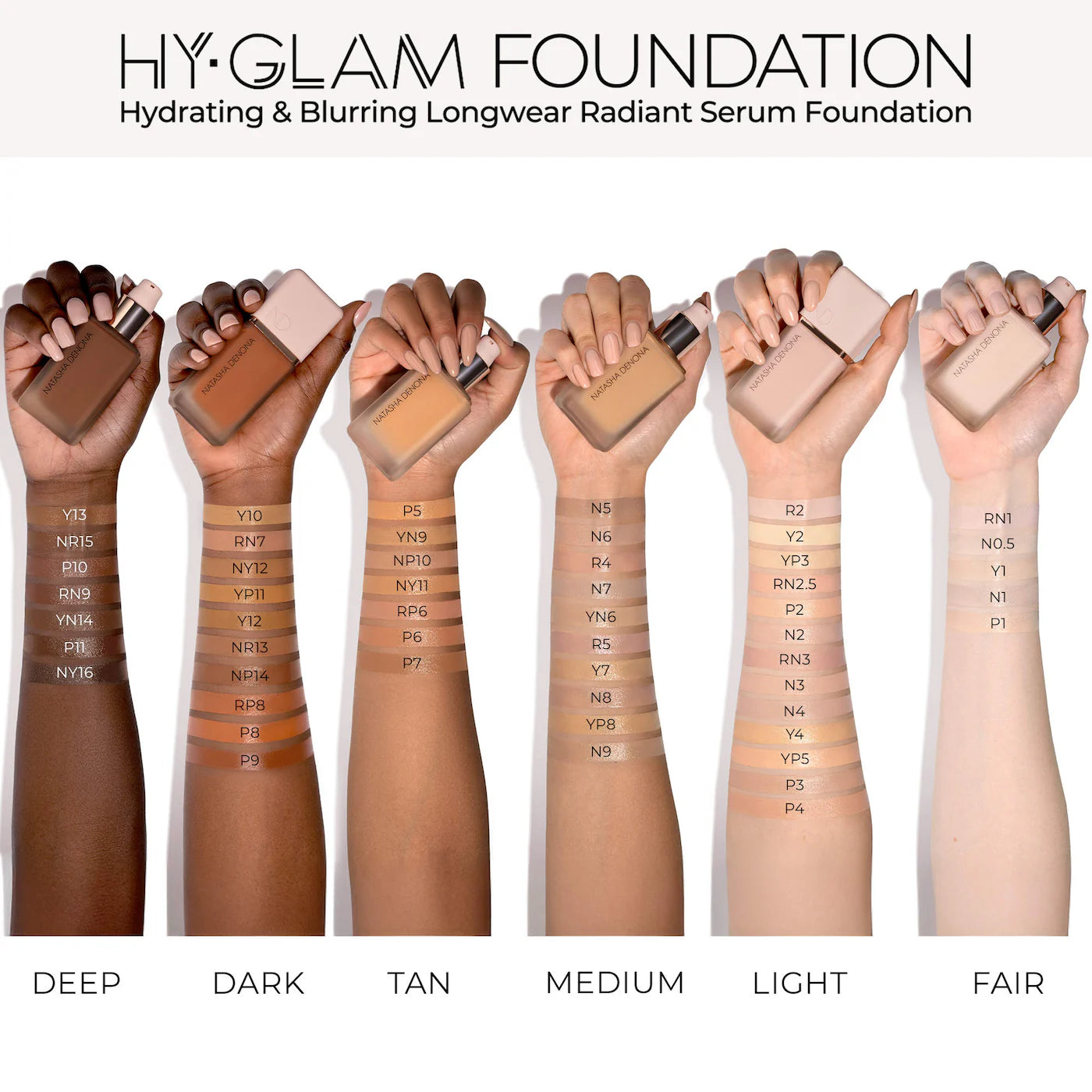 PRE ORDER-Hy-Glam Foundation Hydrating & Blurring Luminous Longwear Serum Foundation
